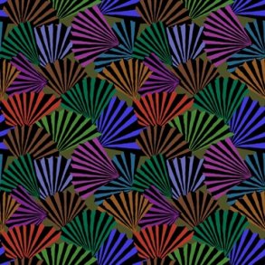 Kaffe Fassett Patchworkstof - Fanfare - Dark