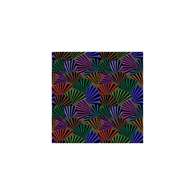 Kaffe Fassett Patchworkstof - Fanfare - Dark