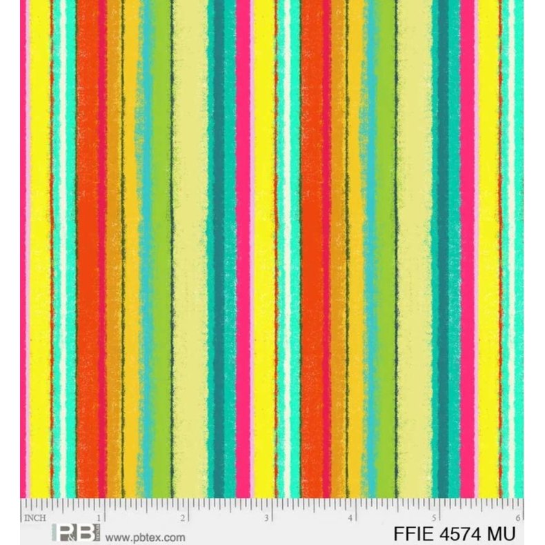 Patchworkstof - Feathered Fiesta - Stripe