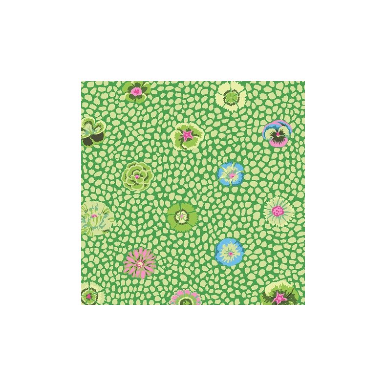 Kaffe Fassett Patchworkstof - Guinea flower - Moss