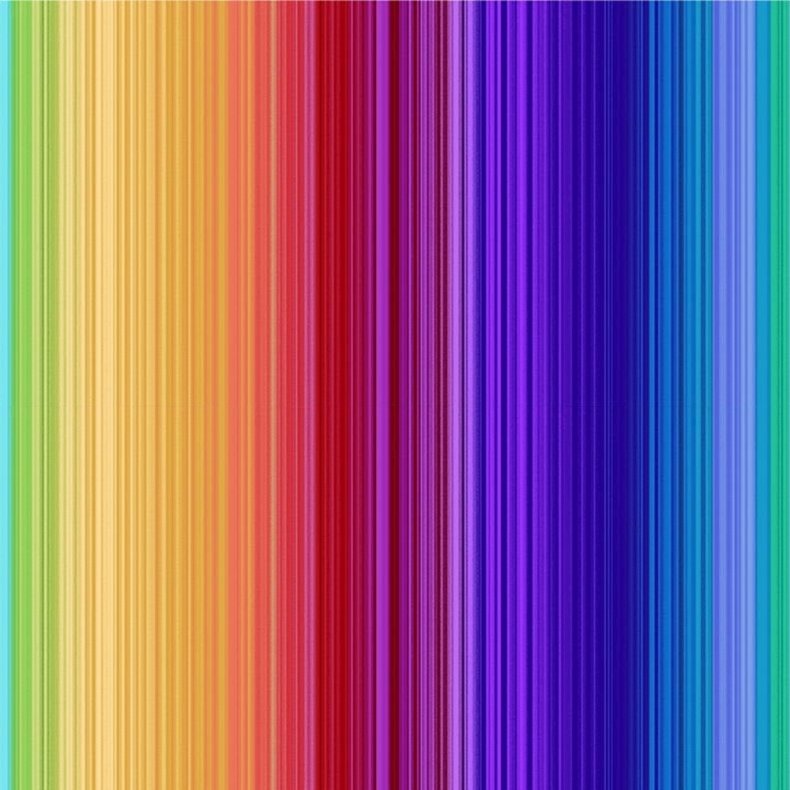 Patchworkstof - Bright stripes