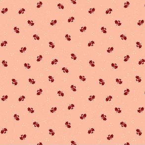 EQP Patchworkstof - Happy harvest - Frosted pink