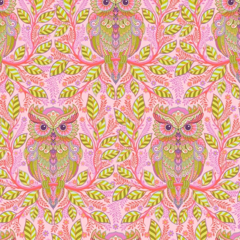 Tula Pink patchworkstof - Hootie Patootie - Honey