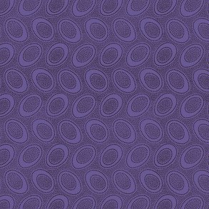 Kaffe Fassett Patchworkstof - Aboriginal dots - Periwinkle