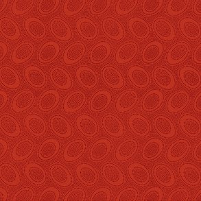 Kaffe Fassett Patchworkstof - Aboriginal dots - Red