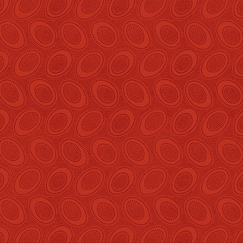 Kaffe Fassett Patchworkstof - Aboriginal dots - Red