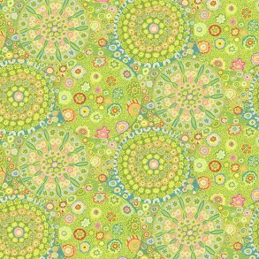 Kaffe Fassett Patchworkstof - Millefiore - Green