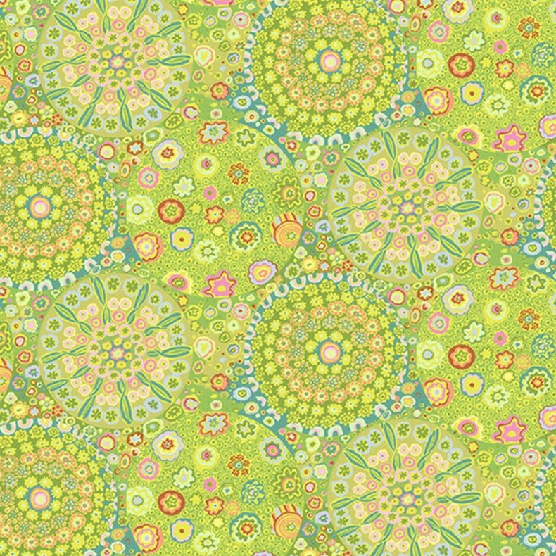 Kaffe Fassett Patchworkstof - Millefiore - Green
