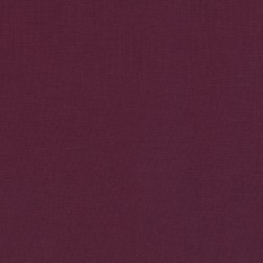 Ensfarvet patchworkstof - Kona Garnet #1151