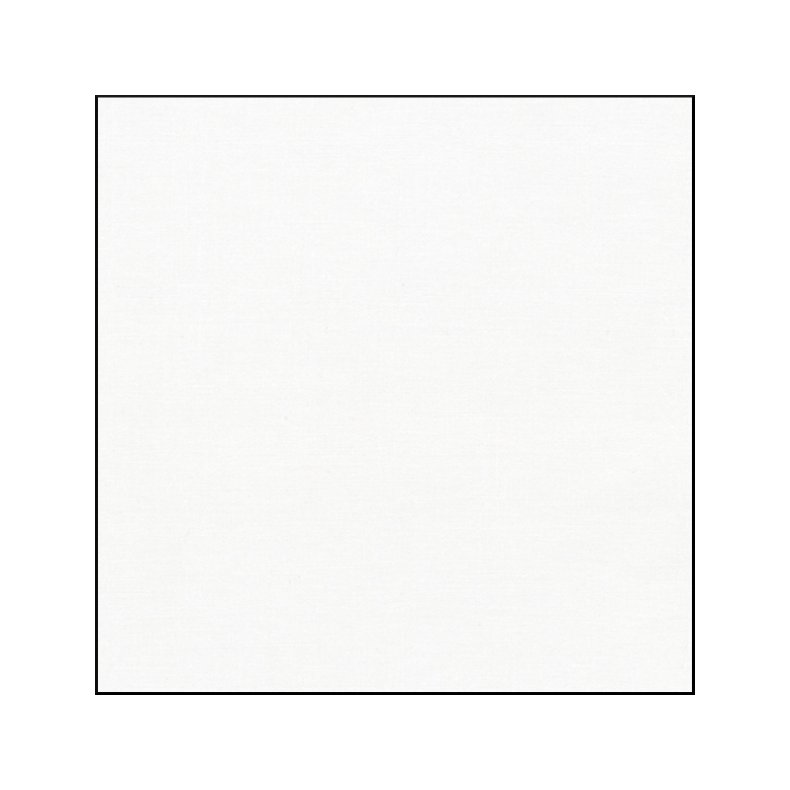 Ensfarvet patchworkstof - Kona White #1387