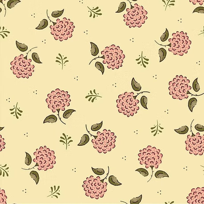 EQP Patchworkstof - Lady Holland - Ecru