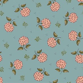 EQP Patchworkstof - Lady Holland - Stone blue