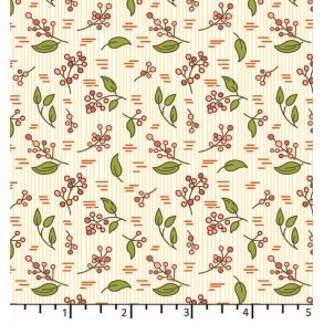 EQP Patchworkstof - Merry Berry - Cream