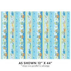 Patchworkstof - Noah's journey stripe