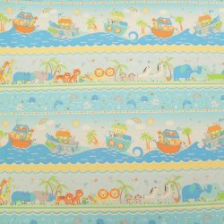 Patchworkstof - Noah's journey stripe