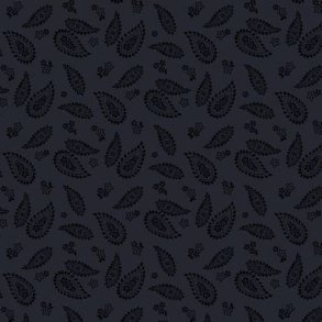 Tone-i-tone basisstof - Black Paisley