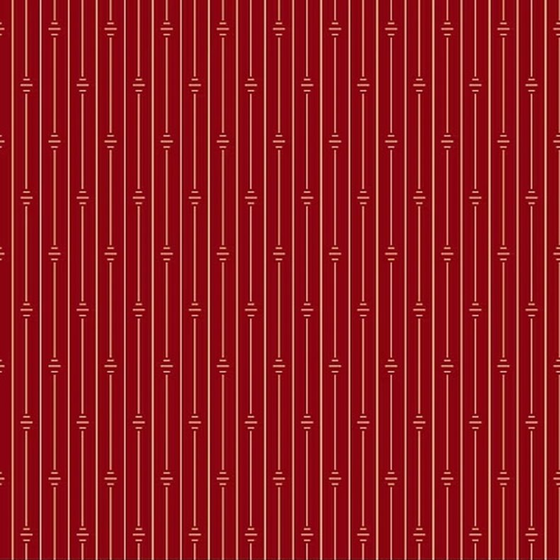 EQP Patchworkstof - Passage of time - Ruby