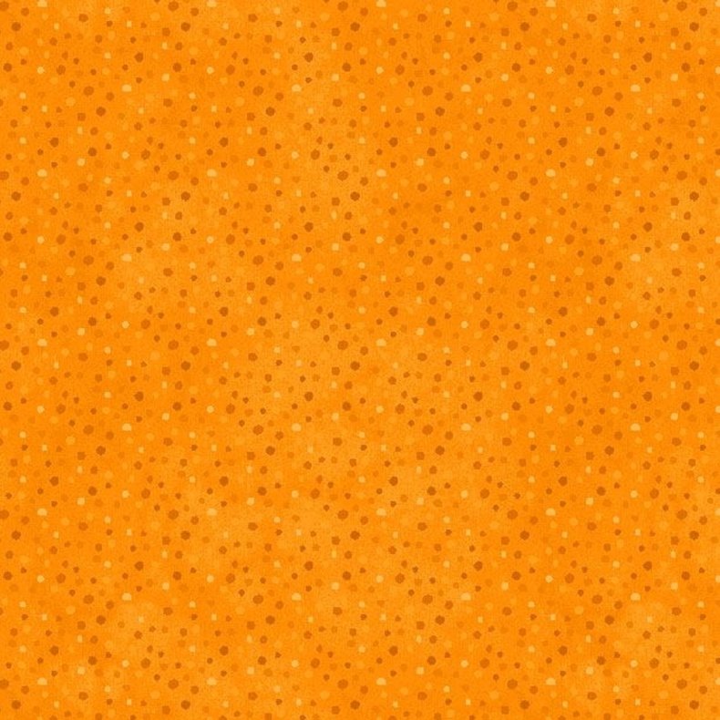 Tone-i-tone basisstof - Petite dots orange