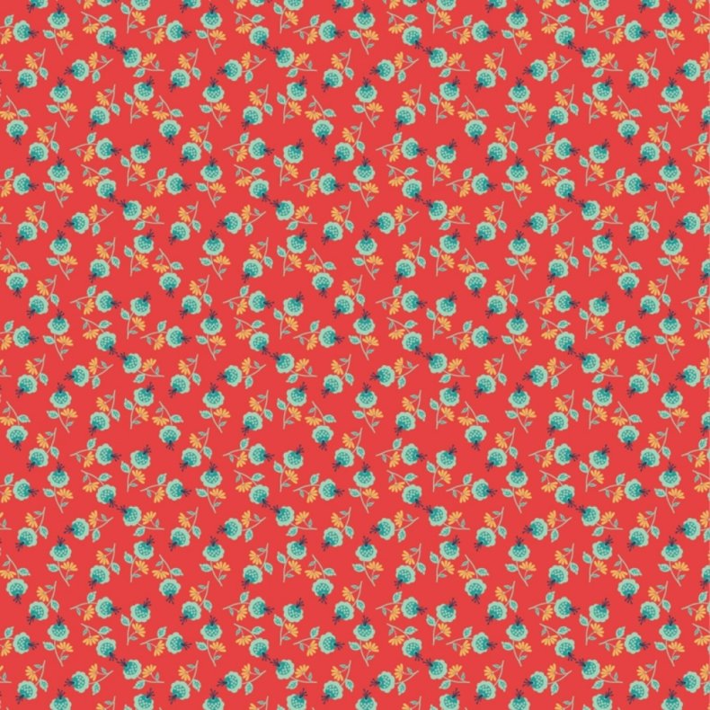 Reststykke - 34 Darling red - 38 cm