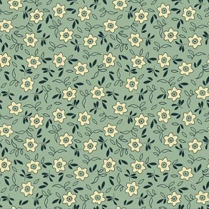 EQP Patchworkstof - Rose hip - Glacier