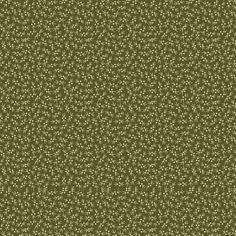 EQP Patchworkstof - Snowbird - Juniper Green