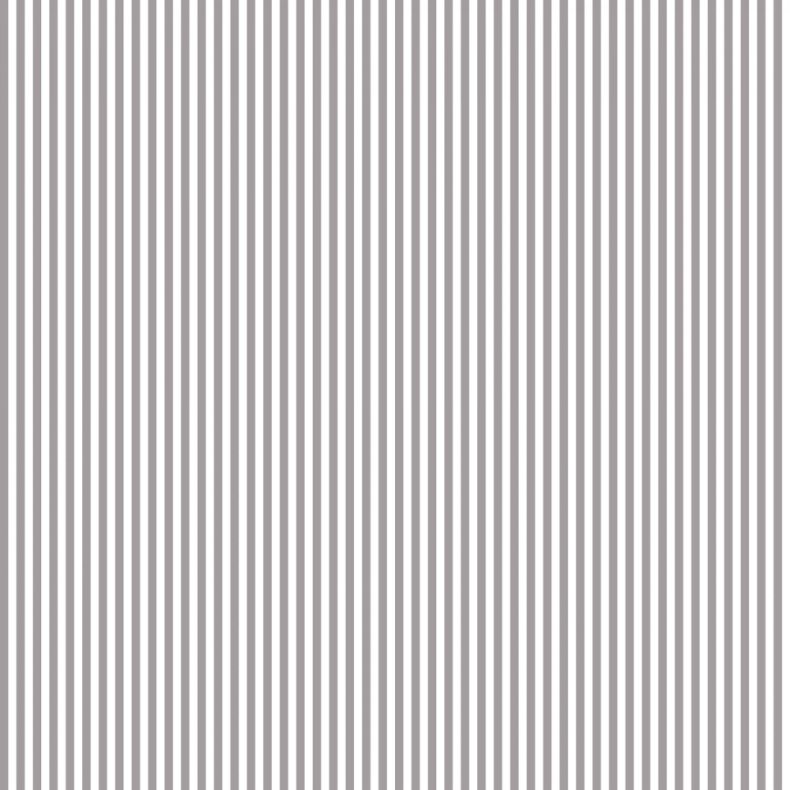 Patchworkstof - 1/8 inch Stripe -  Gr� og Hvid