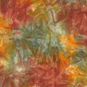 Batikstof - Caramel - Meleret Efter�r