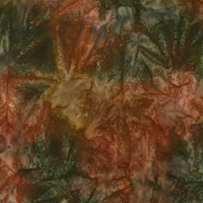 Batikstof - Chestnut - Meleret Brun