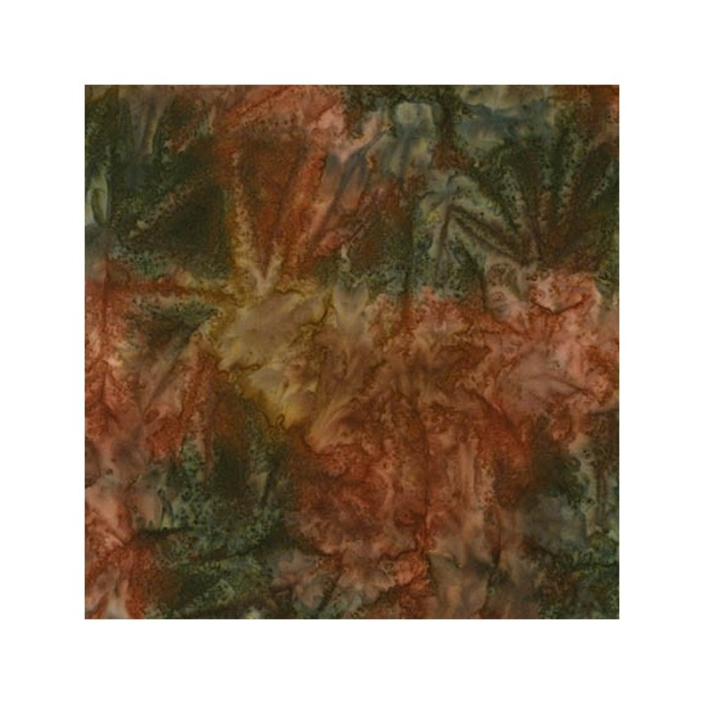 Batikstof - Chestnut - Meleret Brun