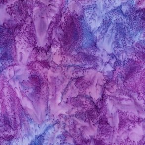 Batikstof - Grappa - Meleret Lilla