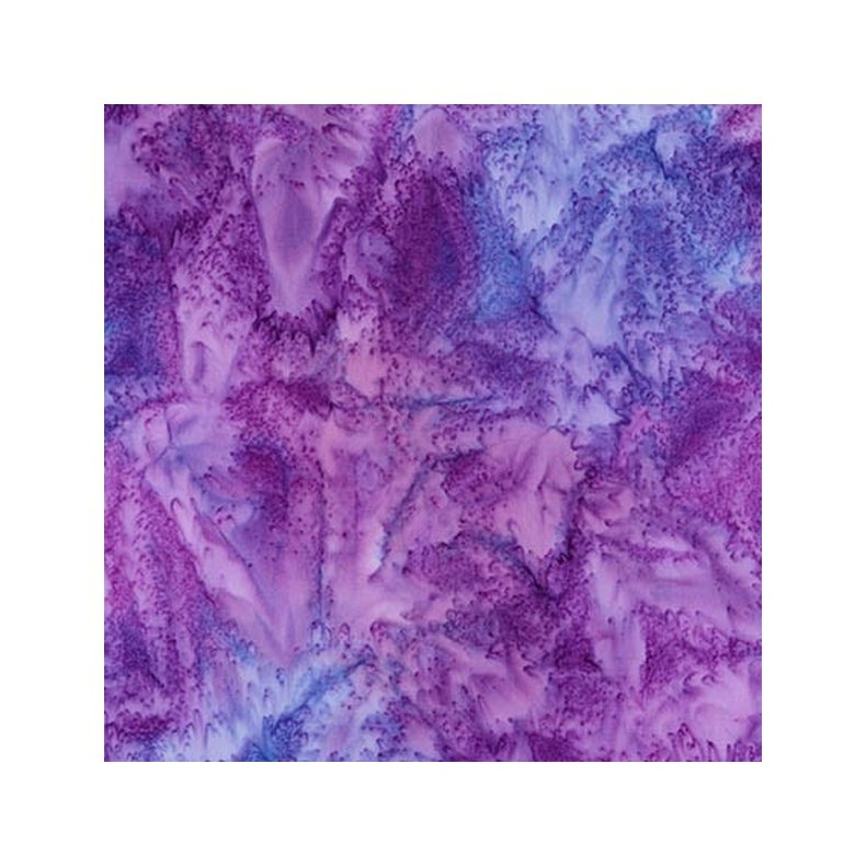 Batikstof - Grappa - Meleret Lilla