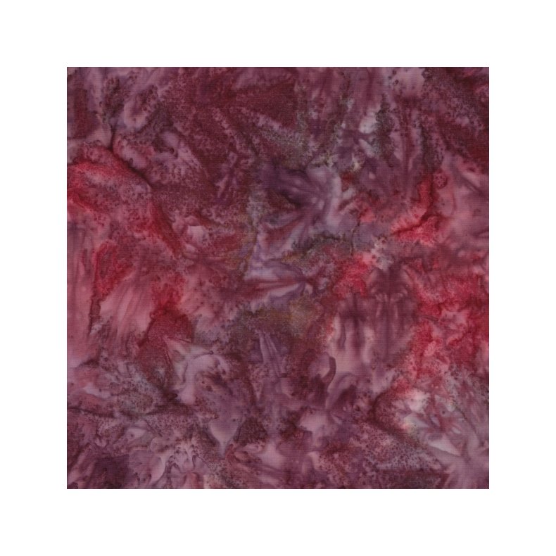 Patchwork batik - Iris - Meleret Bordeaux