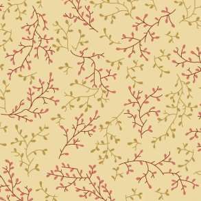 EQP Patchworkstof - Twirling twigs - Sand