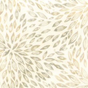 Batikstof - Abstract petals - Whisper