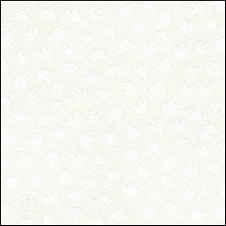 Tone-i-tone basisstof - White Tulip