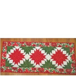 Patchworkm�nster til bordl�ber - Pineapple Pinwheel