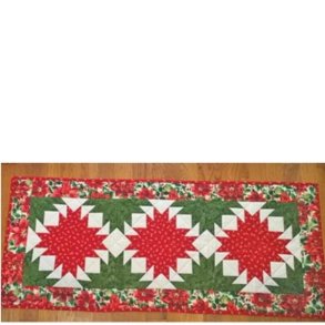 Patchworkm�nster til bordl�ber - Pineapple Pinwheel