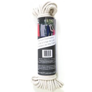 Bl�dt hvidt reb / t�rresnor til reb DIY - 30meter