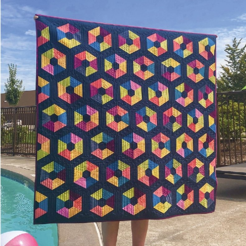 Patchwork M�nster - Pool party quilt