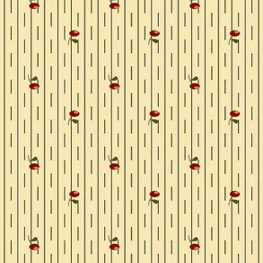 EQP Patchworkstof - Posies - Ecru