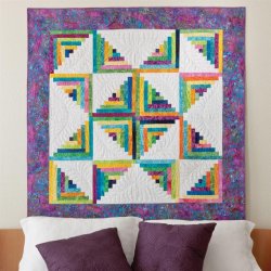 Accuquilt Skabelon - Log cabin 55349