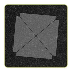 Accuquilt Skabeloner - Go Qube 9" Block Speciality Set 55783