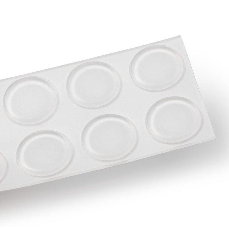 Linealstopper - Skridsikre silikone puder til linealer