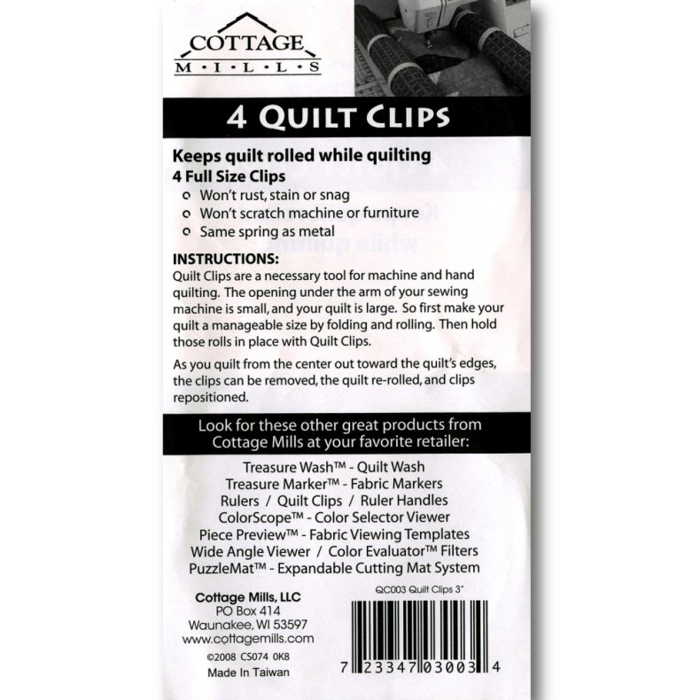 Quilteklips 4 stk.
