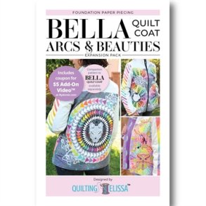 Sym�nster - Bella quilt coat till�gspakke - Arcs & Beauties