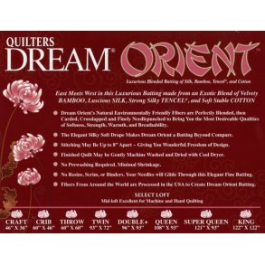 Quilter's Dream Select - Mellemfoer Silke, bambus og bomuld