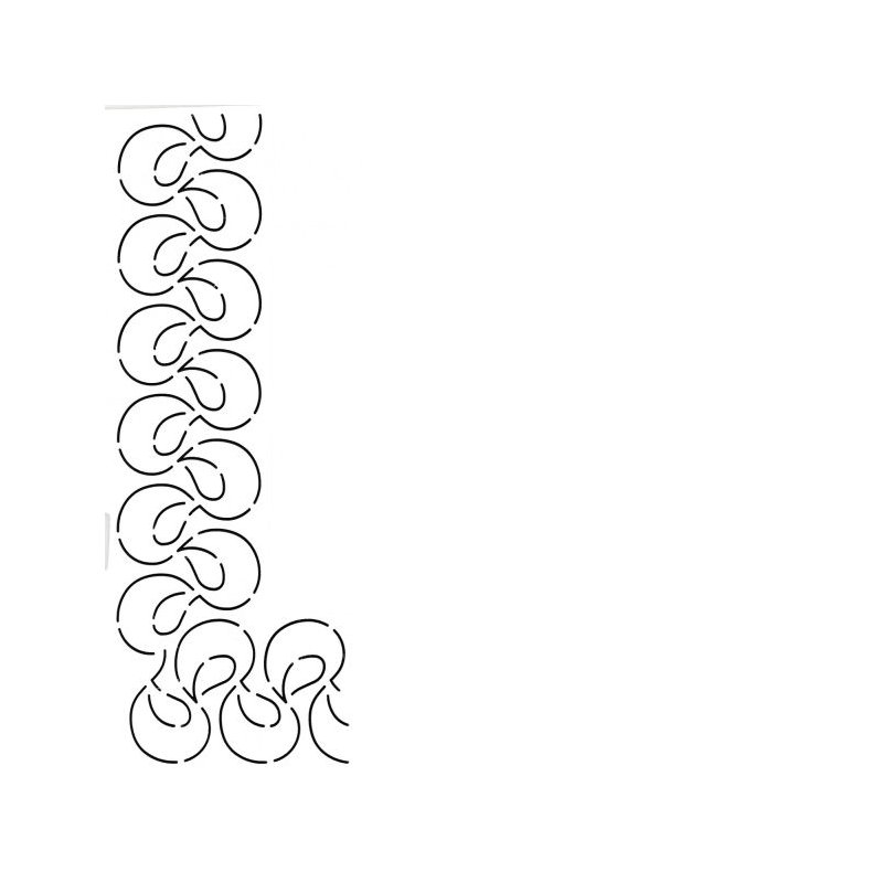 Quilteskabelon Dr�ber Til Kant