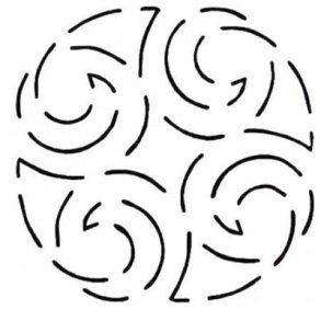 Quilteskabelon North Sea