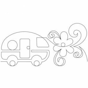 Quilteskabelon Road Trip