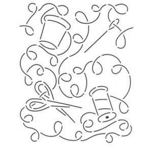 Quilteskabelon Sy-Tilbeh�r